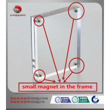 Hochwertiger Scheibenmagnet für Acryl magnetischen Fotorahmen